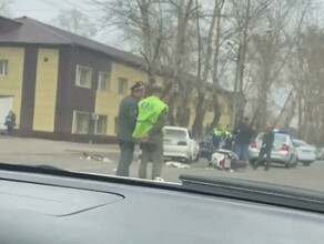 В Белогорске погиб мотоциклист видео