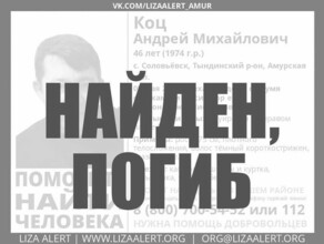 Мужчина пропавший в Соловьевске с двумя собаками найден мёртвым