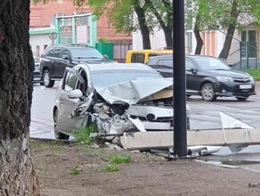 В Благовещенске иномарка столкнулась с пожарной машиной