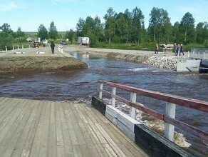 В Амурской области река размыла дорогу в село