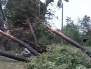 По Белогорскому району пронесся ураган видео