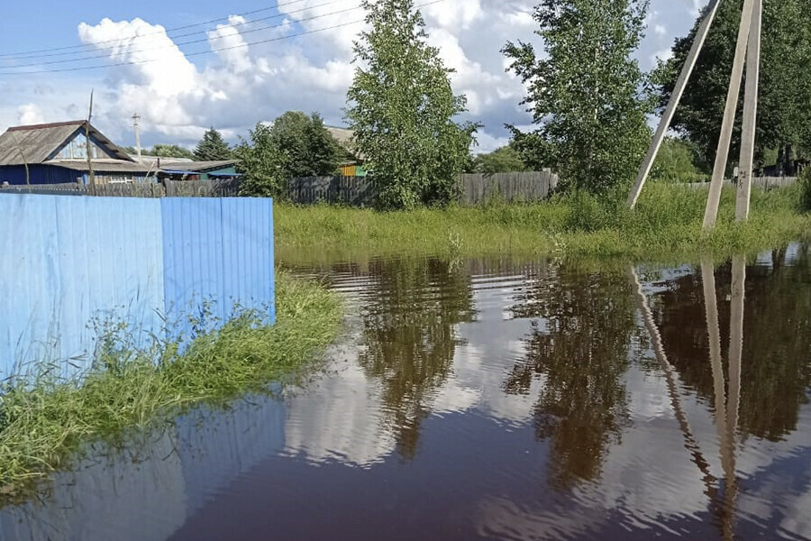 В Норске Селемджинского района число подтопленных участков увеличилось в 15 раза