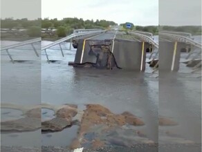 В Амурской области паводком размыло участок дороги Благовещенск  Гомелевка видео