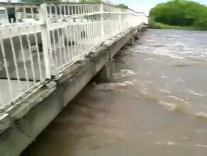 В Амурской области вода подошла к мосту в Михайловском районе