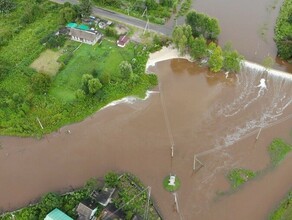 В Приамурье снова тонет село Норск Дороги размыты передвигаться можно только на лодках кадры с квадрокоптера