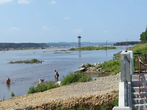 Серебряная миля в Благовещенске стоит в воде уже несколько месяцев Как она выглядит сейчас фото