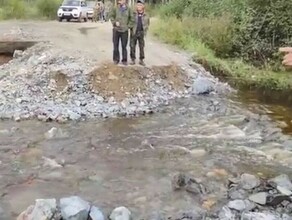 На севере Амурской области два села отрезало друг от друга водой видео