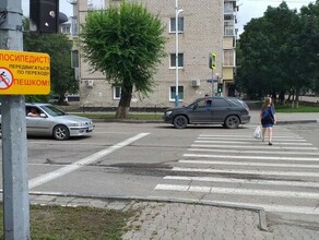 В Благовещенске появились предупреждающие таблички для велосипедистов