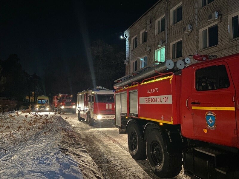 Изза пожара в жилом доме Благовещенска пришлось эвакуировать людей