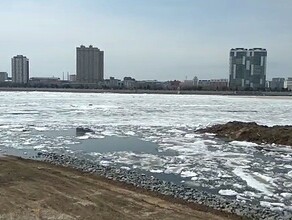 На Амуре в районе Благовещенска начался ледоход видео