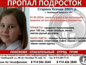 В Свободном пропала девочкаподросток