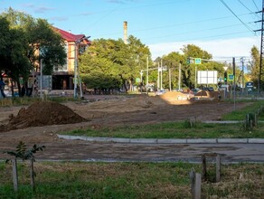 Два квартала улицы Горького уйдут в зиму без асфальта фото 