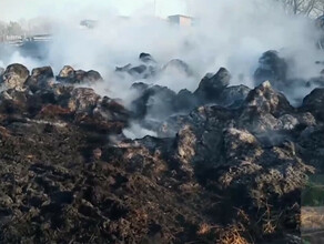 В амурском селе сгорело сено подозревают поджог видео