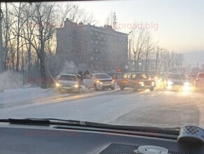 В Благовещенске произошло тройное ДТП