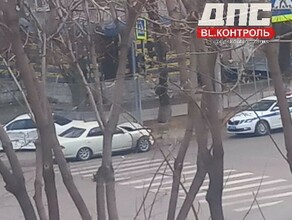 На пустой дороге в Благовещенске случилось жесткое ДТП