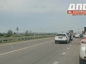 Два ДТП произошли на въезде в Благовещенск видео