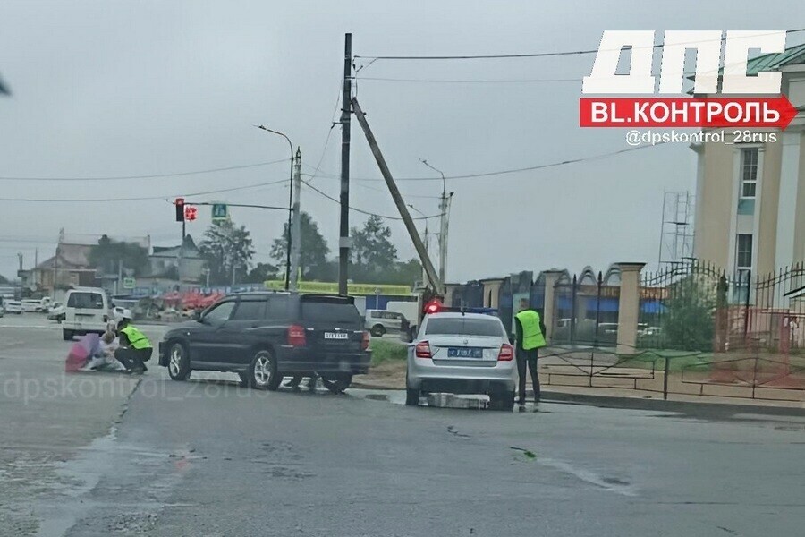 В микрорайоне Благовещенска сбили пешехода