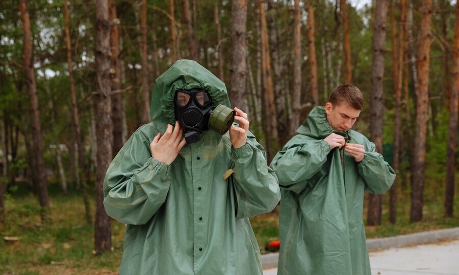 Тяжело в учении в Амурской области школьники сыграли в военнопатриотическую игру