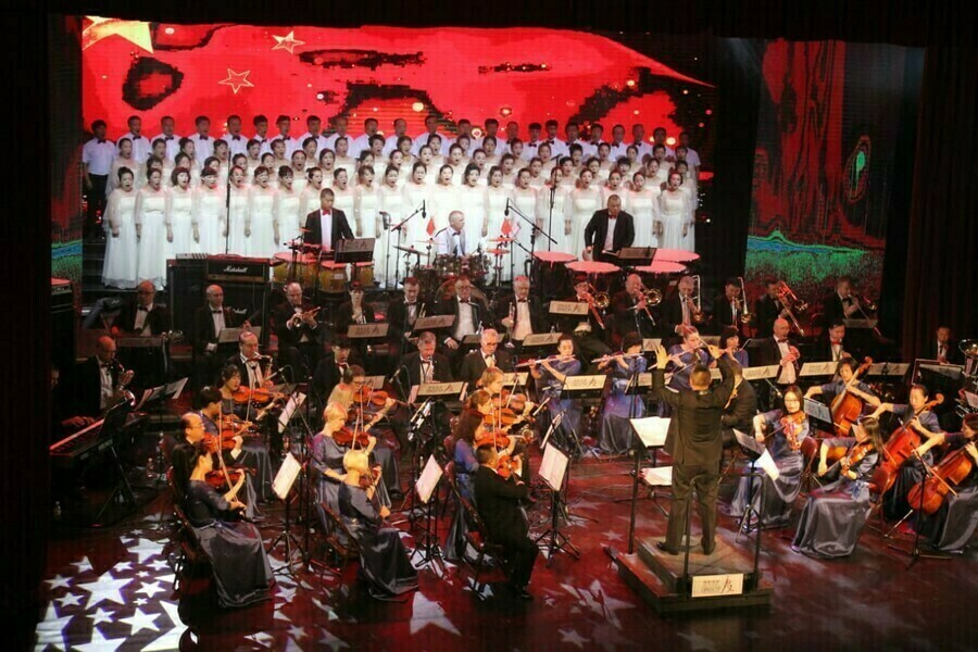  АмурЭкспо в Благовещенске оригинально оформили музыкой Российскокитайского оркестра