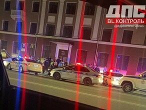 Ночью на скандально известном перекрестке в центре Благовещенска произошла драка видео