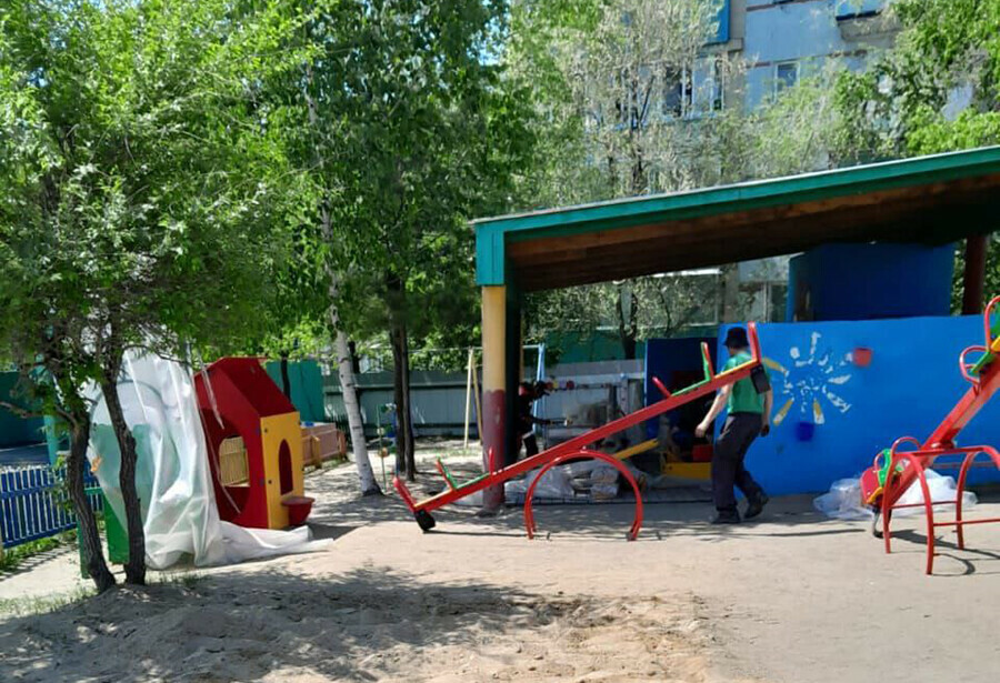 В детских садах Приамурья на 10 миллионов рублей приведут в порядок игровые площадки