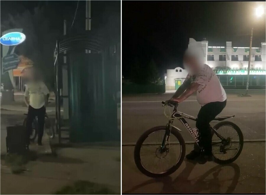 Бутылки свистели над головой В Благовещенске на девушек напал странный велосипедист видео