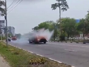 В разгар жары и отсутствие дождей Белогорск делают влажным видео 