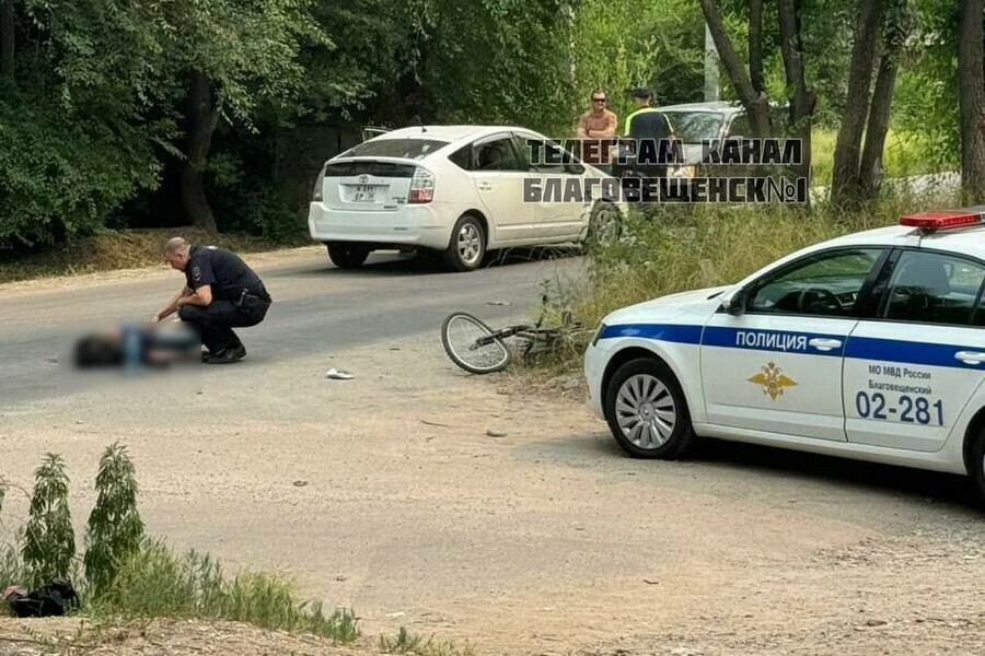 В ГИБДД подтвердили гибель велосипедиста под колесами авто в Благовещенске 