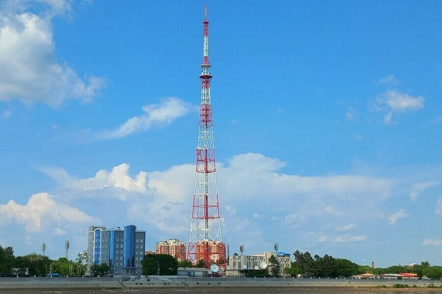 Телебашня на набережной Амура засияет подругому Новое изображение будет появляться по субботам 