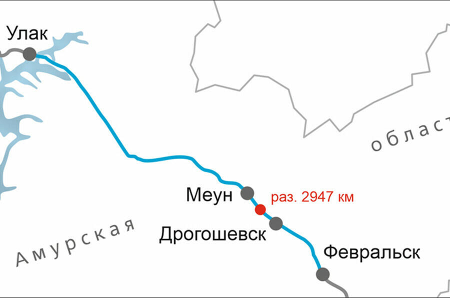 В Амурской области открыли движение поездов на новом разъезде БАМа 