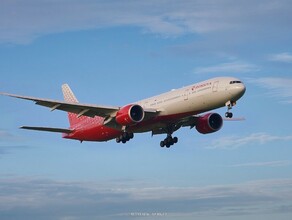 Аэропорт Благовещенска впервые принял Boeing 777300 ER