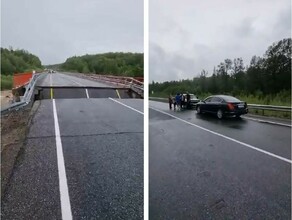 В Бурятии рухнул мост Из провала водители помогли вытащить автомобиль