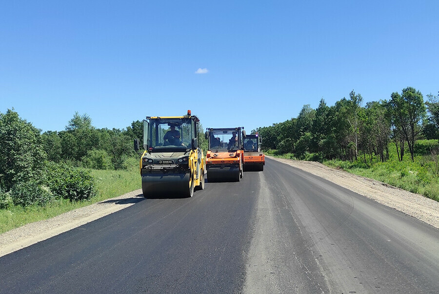 Министр транспорта если позволит погода важную дорогу в Амурской области отремонтируют на год раньше срока