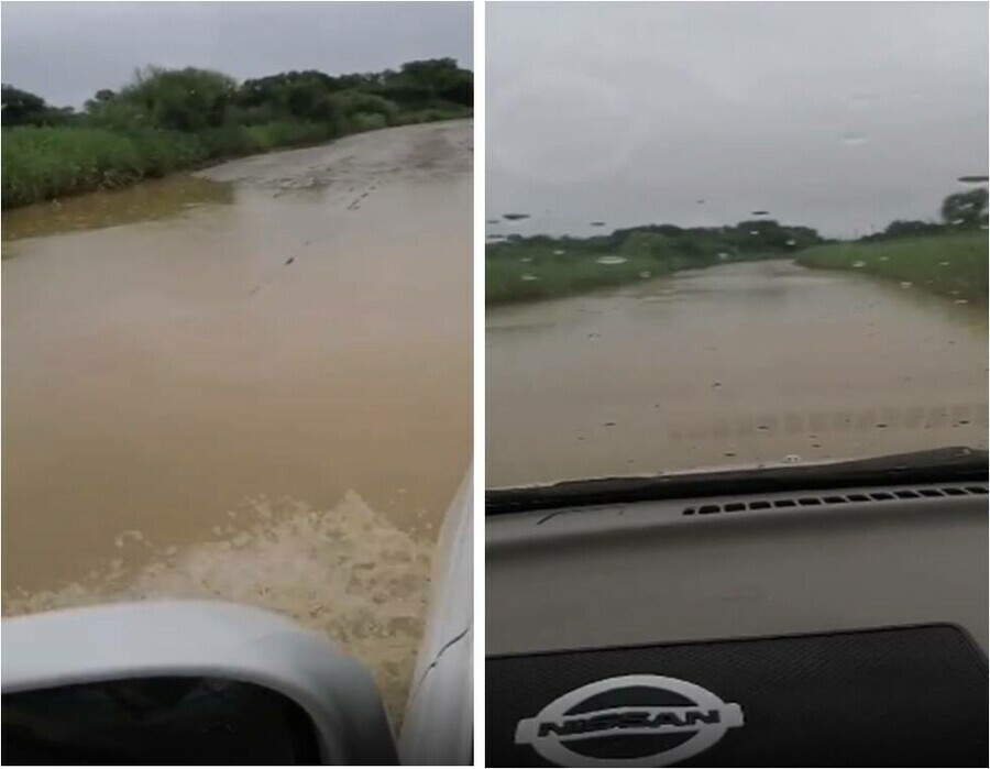 Дорогу на популярные пляжи Приморья залило водой