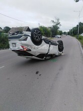 Соцсети в Благовещенске автоледи уснула и перевернулась