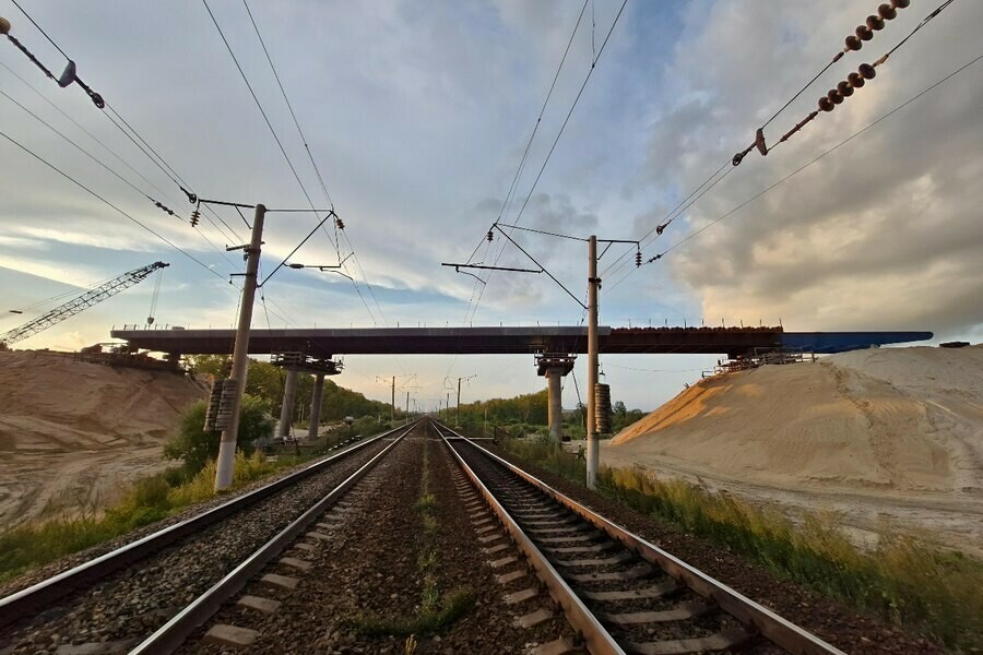 В Приамурье завершен важный этап строительства путепровода