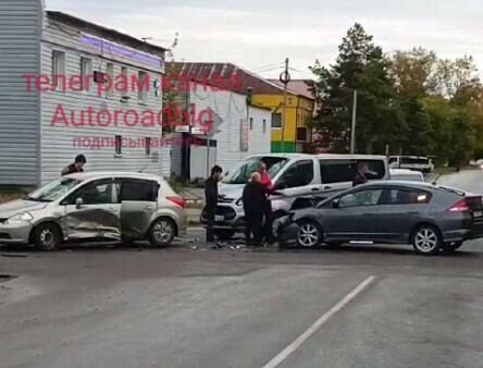 В Благовещенске массовая авария водителей предупреждают о заторе