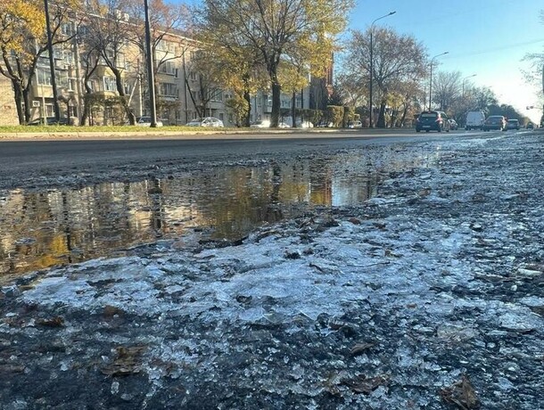 В областном центре заметили важный признак приближающейся зимы фото