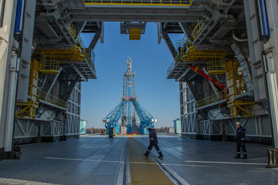 Cтартовый комплекс космодрома Восточный готовят к приему ракеты фото