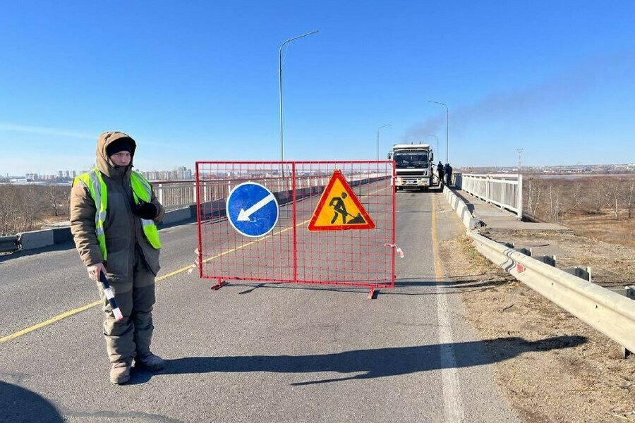 На мосту через Зею в Благовещенске стартовали ремонтные работы Закроют ли переправу 