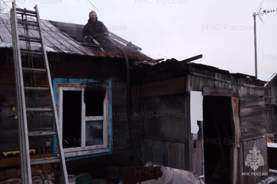 В Благовещенском округе в пожаре погиб мужчина