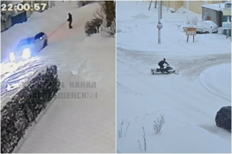 Новый вид передвижения осваивают благовещенцы в период снегопада фото видео 