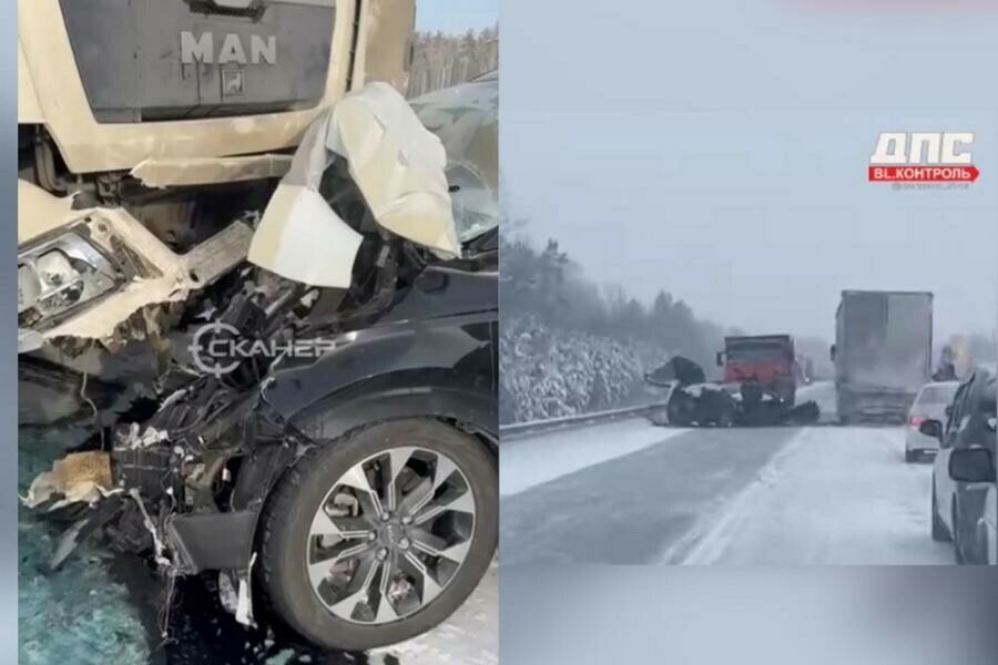 У одной машины срезало крышу под Циолковским произошли две серьезные аварии ОБНОВЛЕНО фото видео