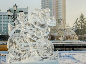 Ледовых новогодних фигур в Благовещенске не будет Их заменили на светодиодные