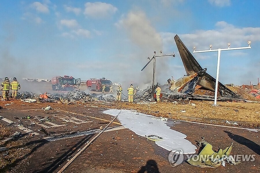 Количество погибших в авиакатастрофе в Южной Корее увеличилось до 176 