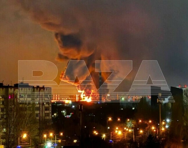 Десятки взрывов и пожар Саратов подвергся массированной атаке ВСУ