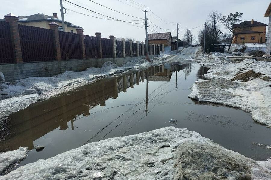 Дети скоро не смогут до школы дойти дороги тонут в талых водах в одном из районов Благовещенска фото